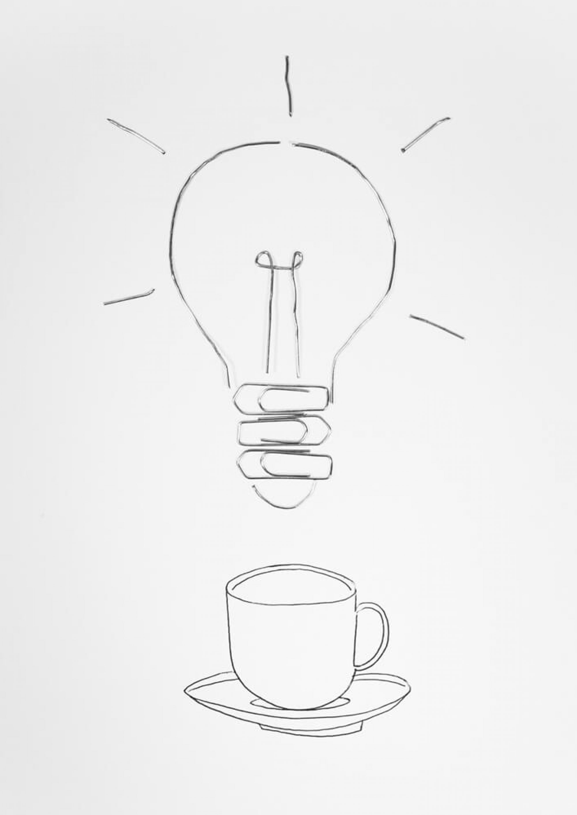 Apropos whitepaper Ausgabe 2 illustration Glühbirne und Kaffeetasse als Sinnbild für kreative Pause
